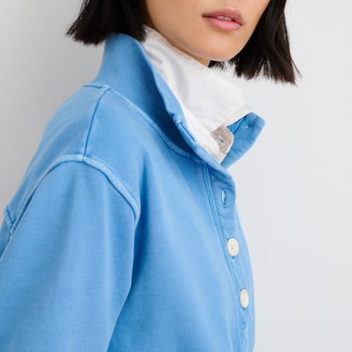 laydown image of Penny Fleece Pullover
