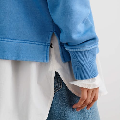 laydown image of Penny Fleece Pullover
