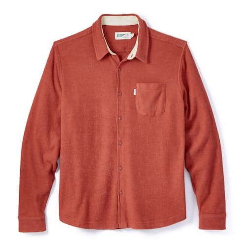 laydown image of Terry Snap Shirt