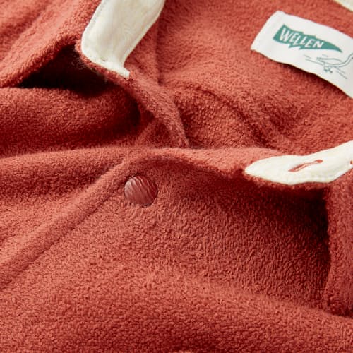 laydown image of Terry Snap Shirt