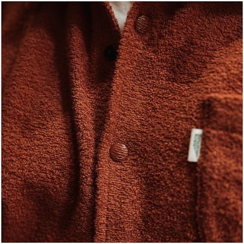 laydown image of Terry Snap Shirt