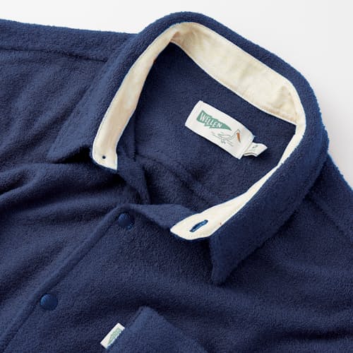 laydown image of Terry Snap Shirt