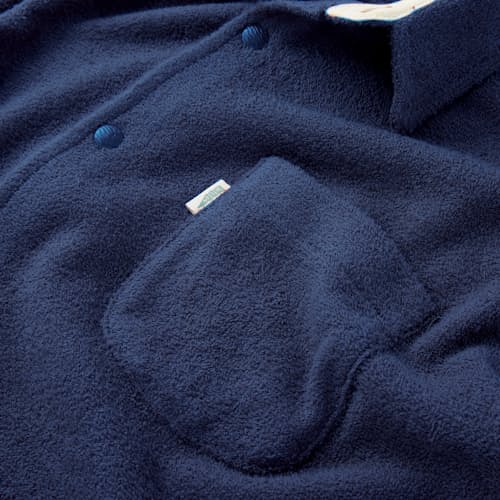 laydown image of Terry Snap Shirt