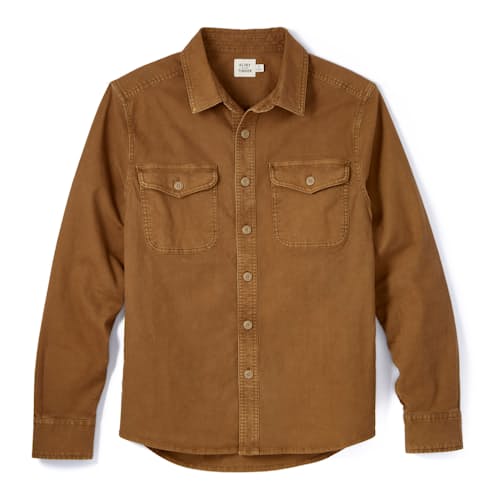 laydown image of Stretch Canvas Expedition Shirt