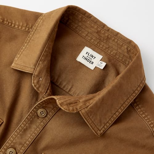 laydown image of Stretch Canvas Expedition Shirt