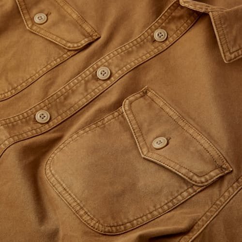 laydown image of Stretch Canvas Expedition Shirt