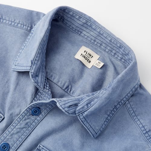 laydown image of Stretch Canvas Expedition Shirt