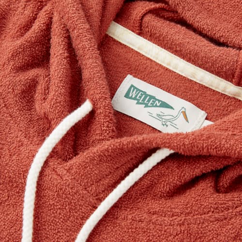laydown image of Terry Pullover Hoodie