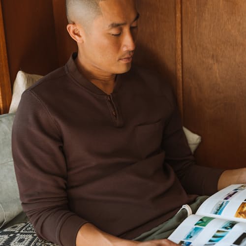 laydown image of Brosnan Seawool Henley