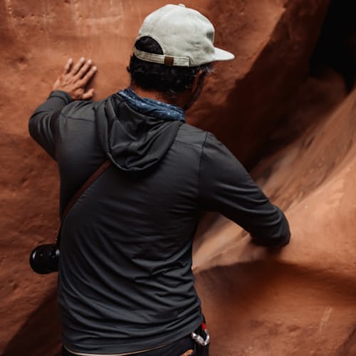 lifestyle image of 72-Hour Merino UPF Hoodie