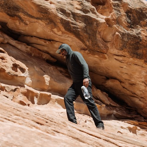 lifestyle image of 72-Hour Merino UPF Hoodie