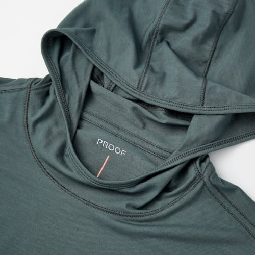 laydown image of 72-Hour Merino UPF Hoodie