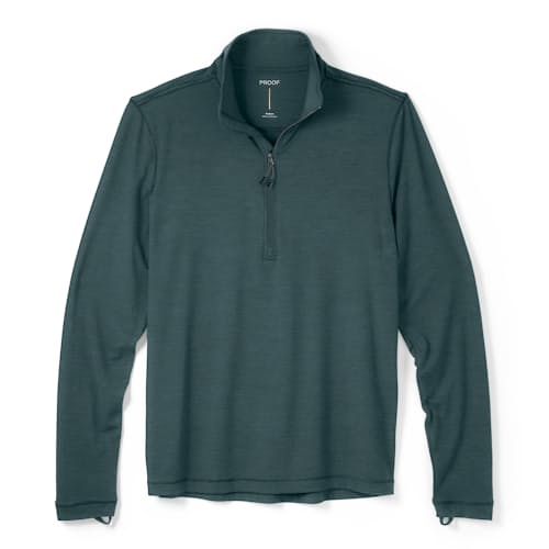 laydown image of 72-Hour Merino UPF Quarter Zip