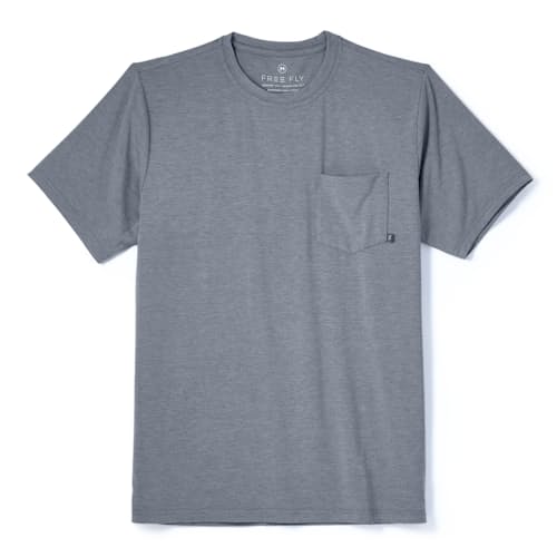 laydown image of Bamboo Flex Pocket Tee