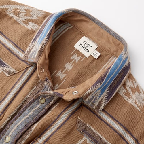 laydown image of Saddle Blanket Shirt