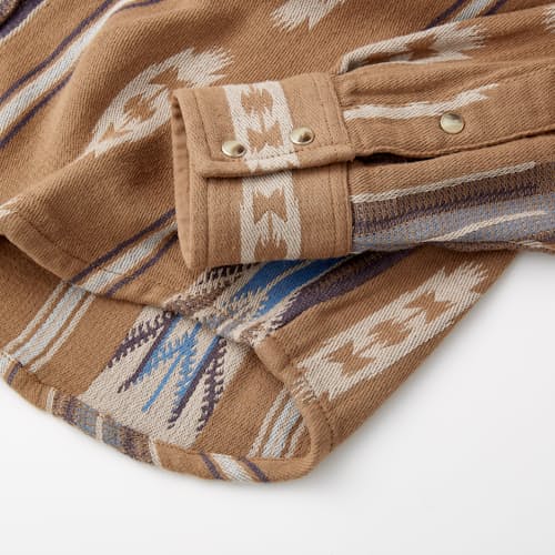 laydown image of Saddle Blanket Shirt