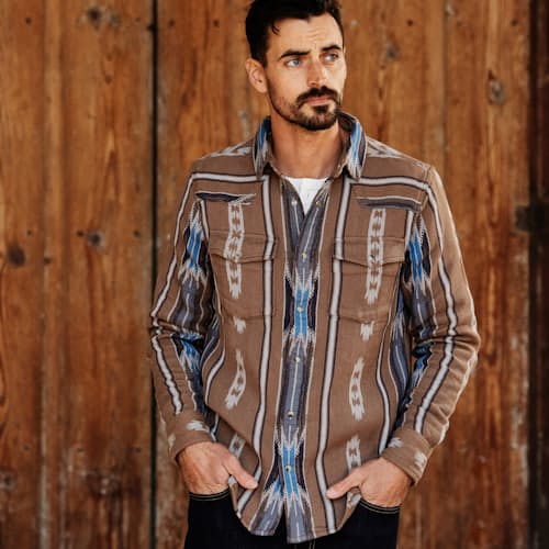 laydown image of Saddle Blanket Shirt