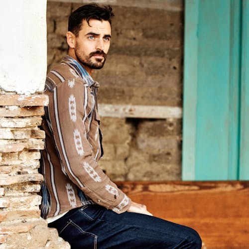laydown image of Saddle Blanket Shirt