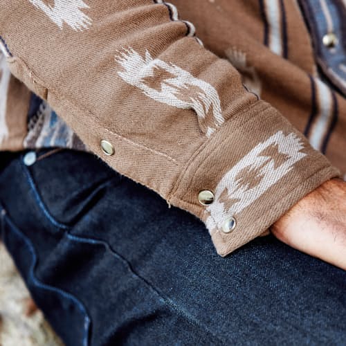 laydown image of Saddle Blanket Shirt