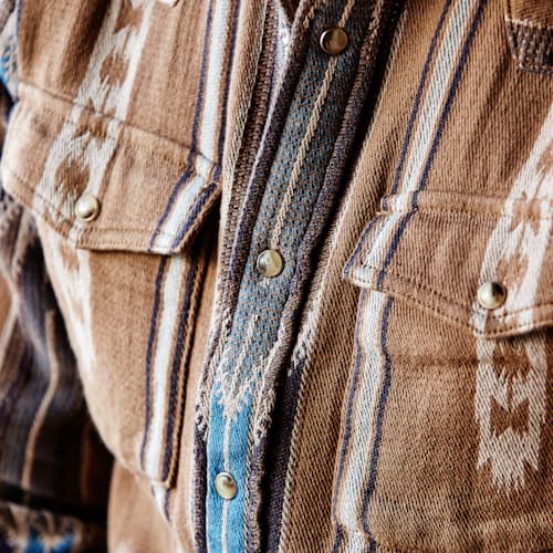 laydown image of Saddle Blanket Shirt