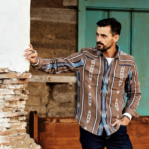 laydown image of Saddle Blanket Shirt