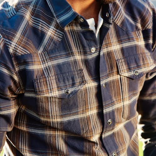 lifestyle image of Rodeo Long Sleeve Snapshirt
