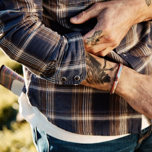 lifestyle image of Rodeo Long Sleeve Snapshirt