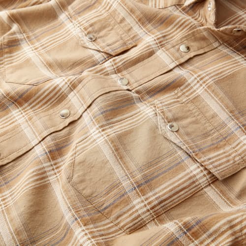 laydown image of Rodeo Long Sleeve Snapshirt