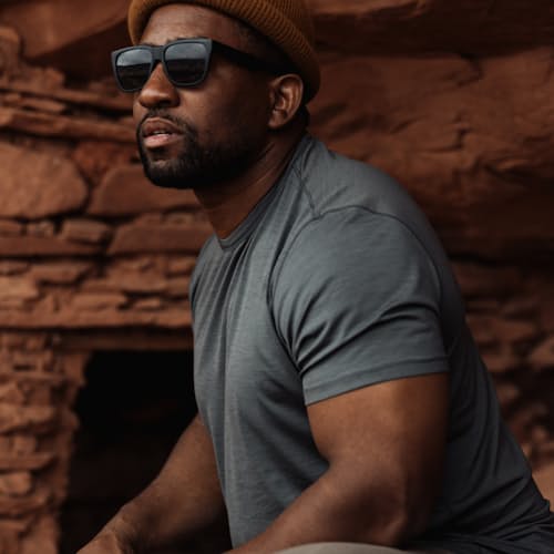 lifestyle image of 72-Hour Merino T-Shirt - Slim Fit
