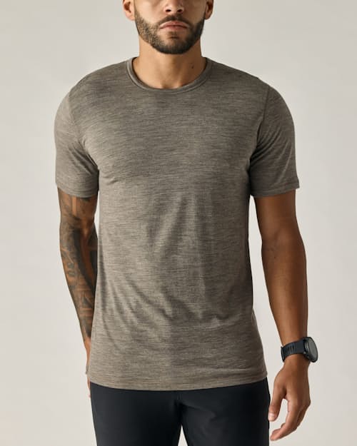 on model image of 72-Hour Merino T-Shirt - Slim Fit
