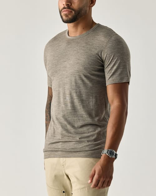 on model image of 72-Hour Merino T-Shirt - Slim Fit