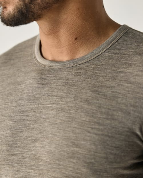 on model image of 72-Hour Merino T-Shirt - Slim Fit