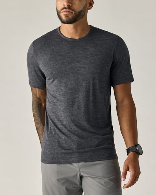 on model image of 72-Hour Merino T-Shirt - Slim Fit