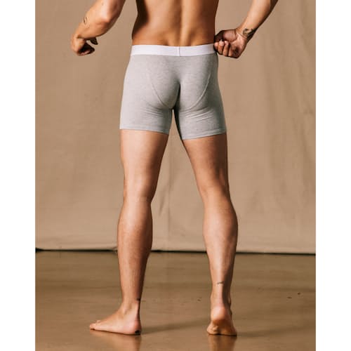 on model image of Heritage Boxer Briefs