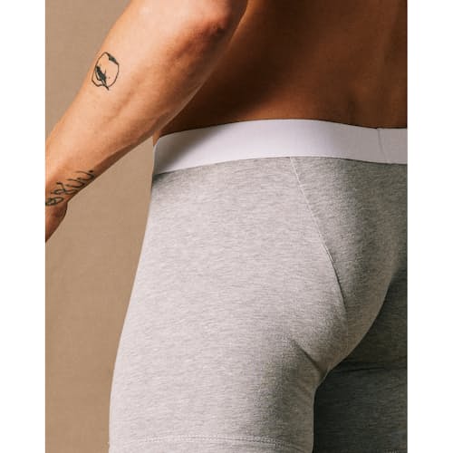 on model image of Heritage Boxer Briefs