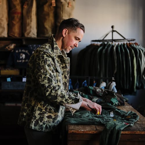 laydown image of Fatigue Jacket