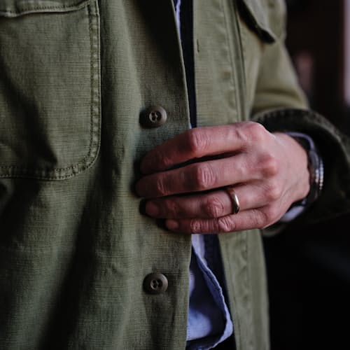 laydown image of Fatigue Jacket
