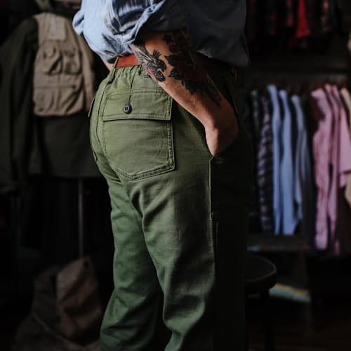 laydown image of Fatigue Pant