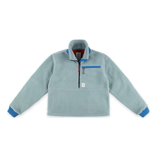 laydown image of Women's Mountain Fleece Pullover