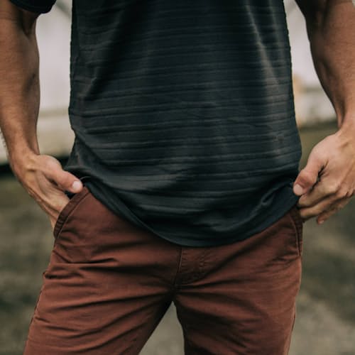laydown image of The Vintage Jacquard Polo