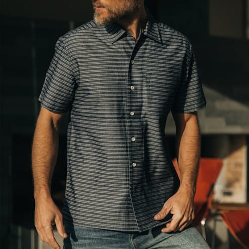 lifestyle image of The Hawthorne Short Sleeve Shirt