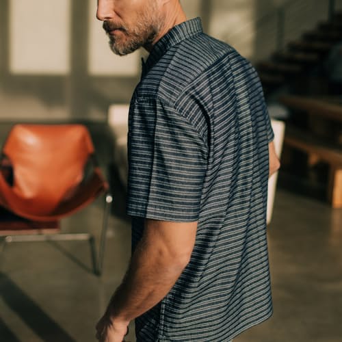 lifestyle image of The Hawthorne Short Sleeve Shirt