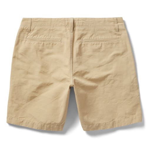 laydown image of The Morse Linen Short - 8"