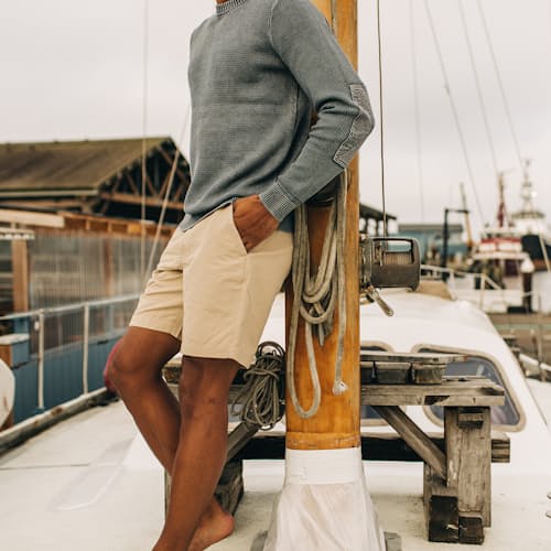 lifestyle image of The Morse Linen Short - 8"