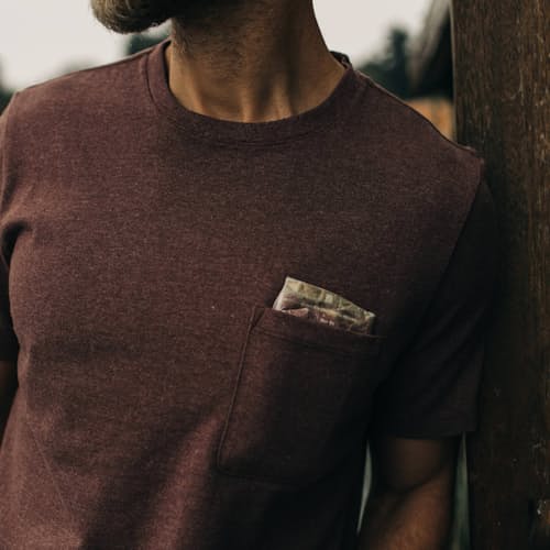 laydown image of The Heavy Bag Tee