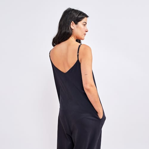 laydown image of Women's Solstice Organic Romper