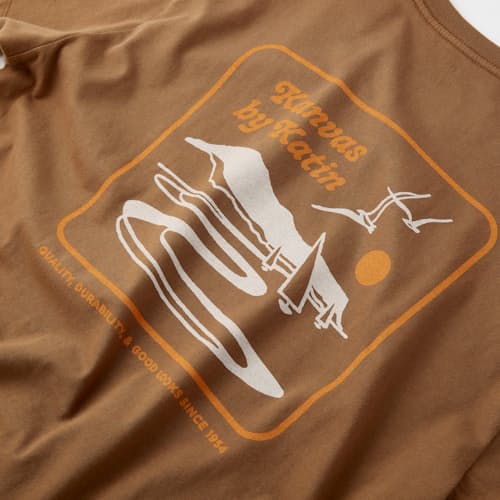 laydown image of Bay Graphic Tee