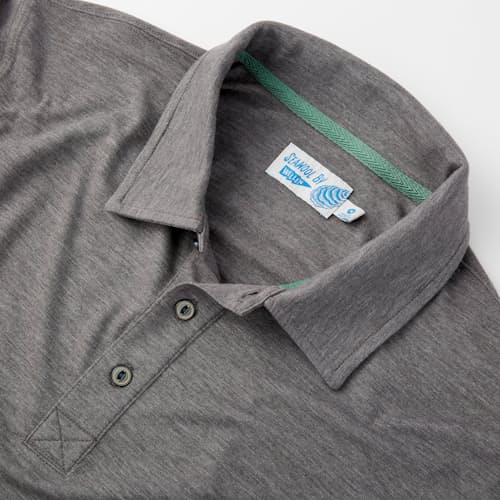 laydown image of Seawool Polo Shirt