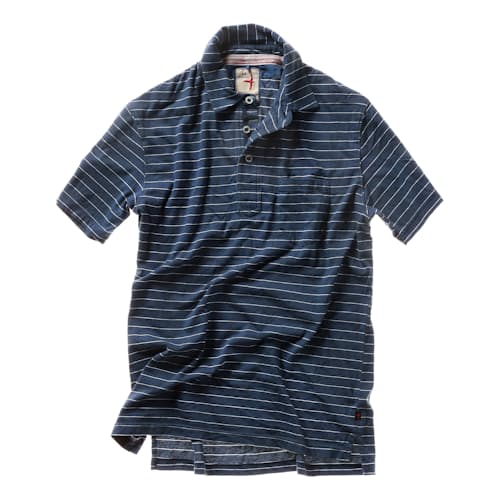 laydown image of Jersey Stripe Polo