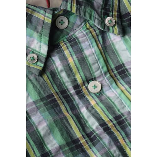 laydown image of Exploded Seersucker Shirt